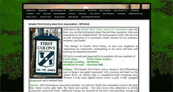 Desktop Screenshot of greaterfirstcolony.org